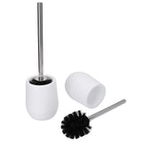 2sets Toilet Bowl Cleaner Brush Lockable Thread Convenient Practical Efficient Safe Reliable Durable Cleaning ToolsWhite (2pcs/inner Box) - Top-Down View