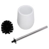 2sets Toilet Bowl Cleaner Brush Lockable Thread Convenient Practical Efficient Safe Reliable Durable Cleaning ToolsWhite (2pcs/inner Box)