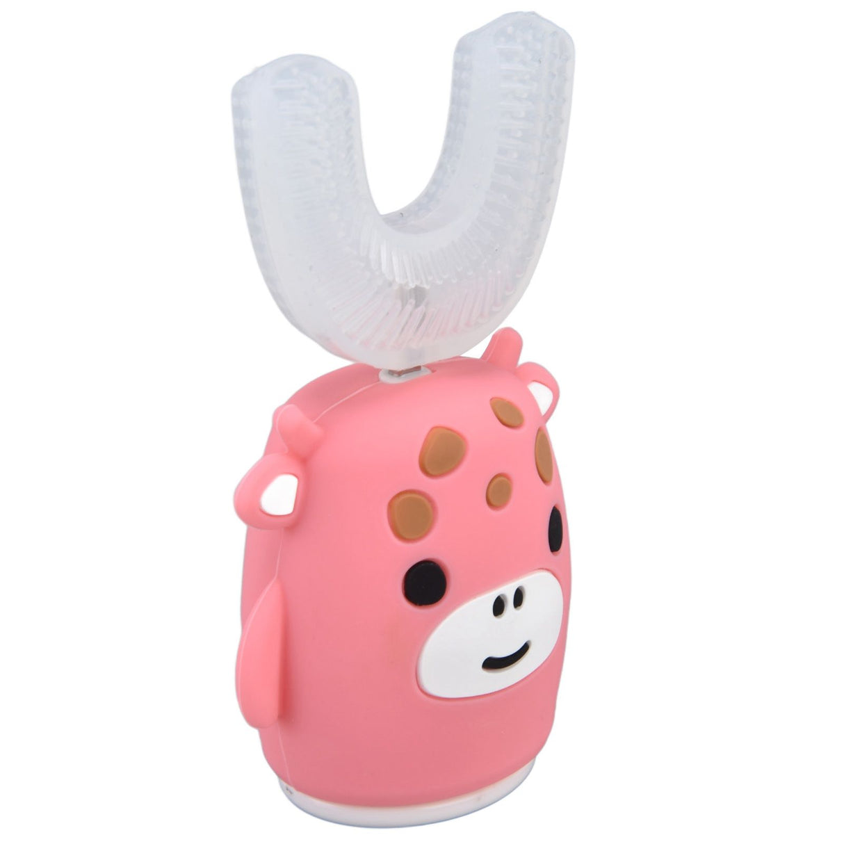 Kids U Shaped Toothbrush Pink Cartoon Electric 360° Tooth Rush Whole Mouth Teeth Cleaning MachineSmall