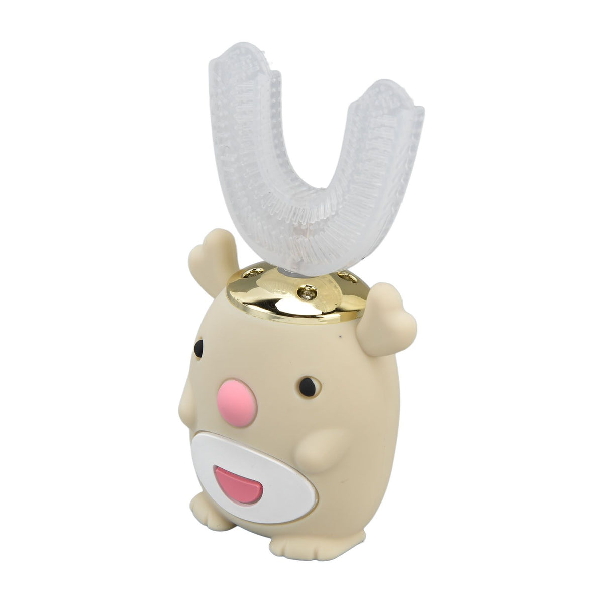U Shaped Toothbrush Cartoon Cute Design Waterproof 5 Brushing Modes Electric Tooth Brush for KidsChildren