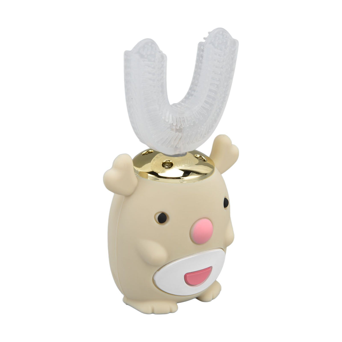 U Shaped Toothbrush Cartoon Cute Design Waterproof 5 Brushing Modes Electric Tooth Brush for KidsChildren