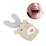 U Shaped Toothbrush Cartoon Cute Design Waterproof 5 Brushing Modes Electric Tooth Brush for KidsChildren - Extra Image