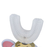 Mouth Electric Toothbrush U Shaped Toothbrush USB Charging Cartoon Silicone Kids ToothbrushL - Extra Image