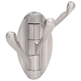 3 Clothes Hook Zinc Alloy Heavy Duty Coat Hook with Round Base for Bedroom Bathroom Closet