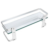Bathroom Shelf Exquisite Convenient Bathroom Wall Organizer with Installation Accessories for Bathroom Kitchen Bedroom - Top-Down View