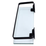 Bathroom Rack Thickened Durable Large Storage Space Strong Load Bearing Capacity Single Layer Black Shelf