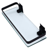 Bathroom Rack Thickened Durable Large Storage Space Strong Load Bearing Capacity Single Layer Black Shelf - Extra Image