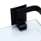 Bathroom Rack Thickened Durable Large Storage Space Strong Load Bearing Capacity Single Layer Black Shelf