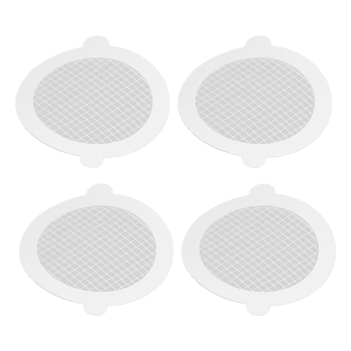 50Pcs Shower Drain Hair Catcher Fiberglass Practical Convenient Dense Mesh Shower Hair Catcher9cm Diameter, 3mm Mesh