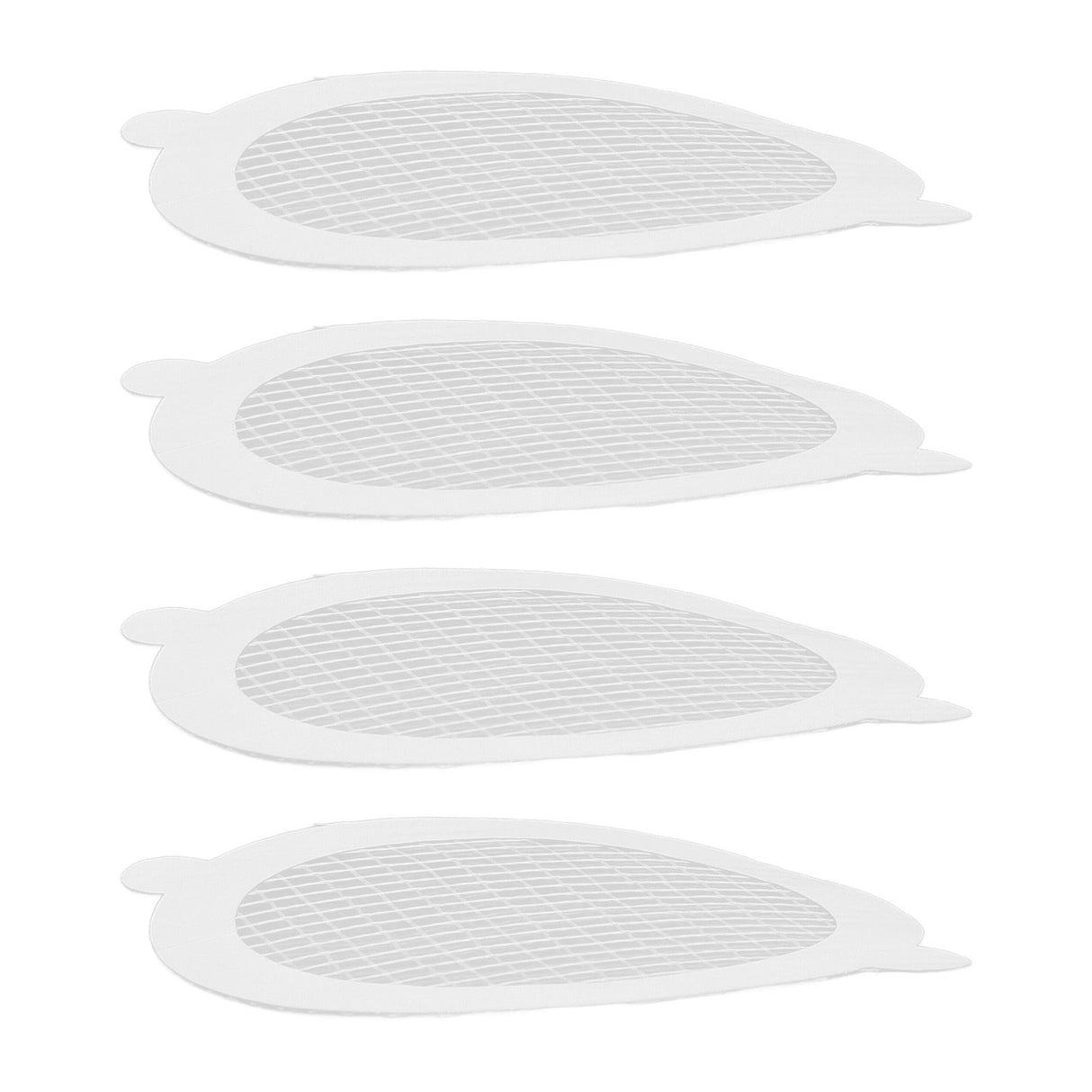 50Pcs Shower Drain Hair Catcher Fiberglass Practical Convenient Dense Mesh Shower Hair Catcher9cm Diameter, 3mm Mesh