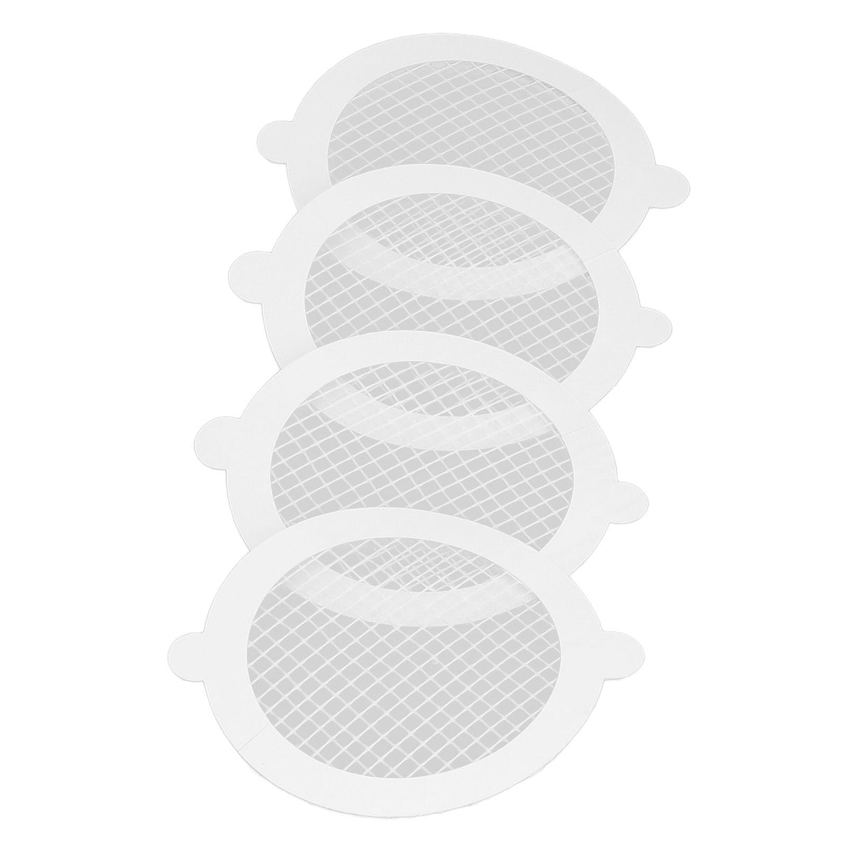 50Pcs Shower Drain Hair Catcher Fiberglass Practical Convenient Dense Mesh Shower Hair Catcher9cm Diameter, 3mm Mesh