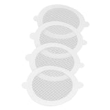 50Pcs Shower Drain Hair Catcher Fiberglass Practical Convenient Dense Mesh Shower Hair Catcher9cm Diameter, 3mm Mesh