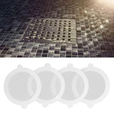 50Pcs Shower Drain Hair Catcher Fiberglass Practical Convenient Dense Mesh Shower Hair Catcher9cm Diameter, 3mm Mesh - Extra Image