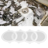 50Pcs Shower Drain Hair Catcher Fiberglass Practical Convenient Dense Mesh Shower Hair Catcher9cm Diameter, 3mm Mesh