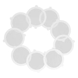 50Pcs Shower Drain Hair Catcher Fiberglass Practical Convenient Dense Mesh Shower Hair Catcher11cm Diameter, 3mm Mesh