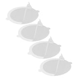 50Pcs Shower Drain Hair Catcher Fiberglass Practical Convenient Dense Mesh Shower Hair Catcher11cm Diameter, 3mm Mesh