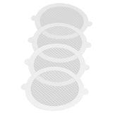 50Pcs Shower Drain Hair Catcher Fiberglass Practical Convenient Dense Mesh Shower Hair Catcher11cm Diameter, 3mm Mesh