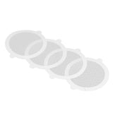 50Pcs Shower Drain Hair Catcher Fiberglass Practical Convenient Dense Mesh Shower Hair Catcher11cm Diameter, 3mm Mesh