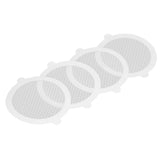 50Pcs Shower Drain Hair Catcher Fiberglass Practical Convenient Dense Mesh Shower Hair Catcher11cm Diameter, 3mm Mesh
