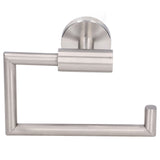 Toilet Paper Holder Stainless Steel Modern Simple Corrosion Resistant Easy Cleaning Wall Mounted Stand - Side View
