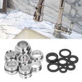 7Pcs/Set Male Female Faucet Adapter Kit with Gasket Brass Aerator Adapter Set for Garden Hose Kitchen Sink