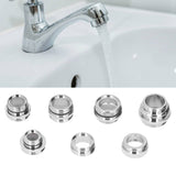 7Pcs/Set Male Female Faucet Adapter Kit with Gasket Brass Aerator Adapter Set for Garden Hose Kitchen Sink