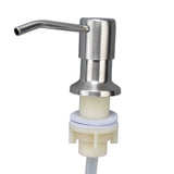 Soap Dispenser Liquid Pump Head Built In Sealed with Extension Tube for Counter Sink - Close-Up Angle