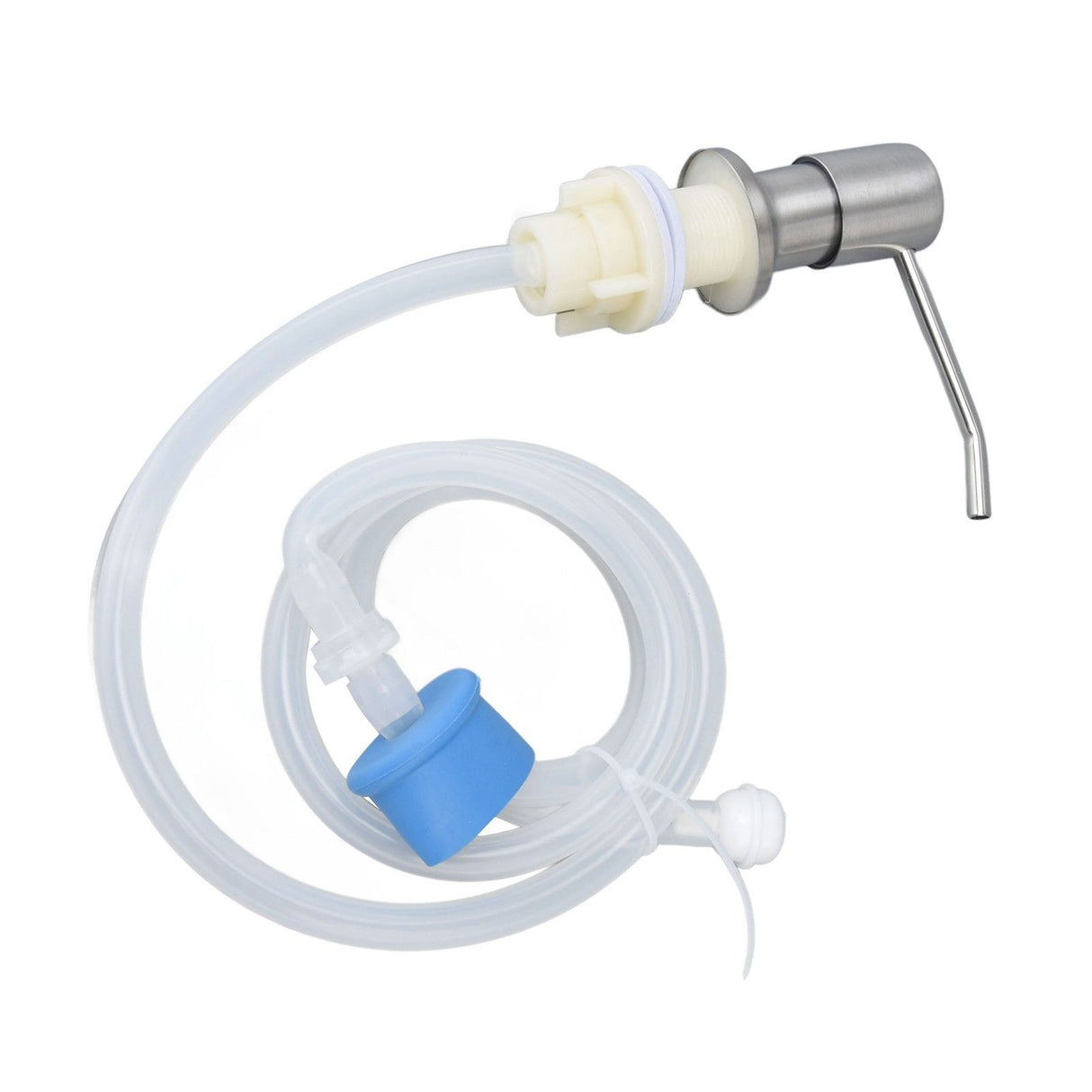 Soap Dispenser Liquid Pump Head Built In Sealed with Extension Tube for Counter Sink
