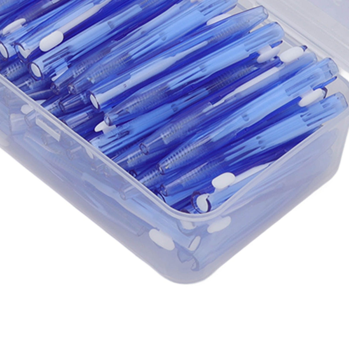 60Pcs Interdental Brush Practical Slim Braces Cleaner with PP Handle for Adults Children Orthodontic Care Blue