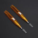 60Pcs Interdental Brush Practical Slim Braces Cleaner with PP Handle for Adults Children Orthodontic Care Orange