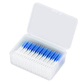 Interdental Brush Disposable Soft Dental Cleaning Floss Toothpicks for Oral Care Adults Children 160pcs Blue