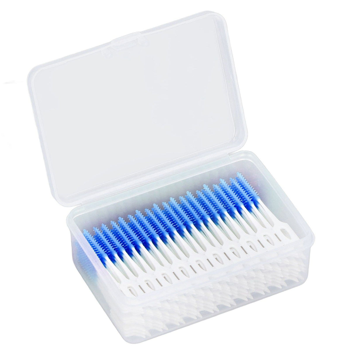 Interdental Brush Disposable Soft Dental Cleaning Floss Toothpicks for Oral Care Adults Children 160pcs Blue
