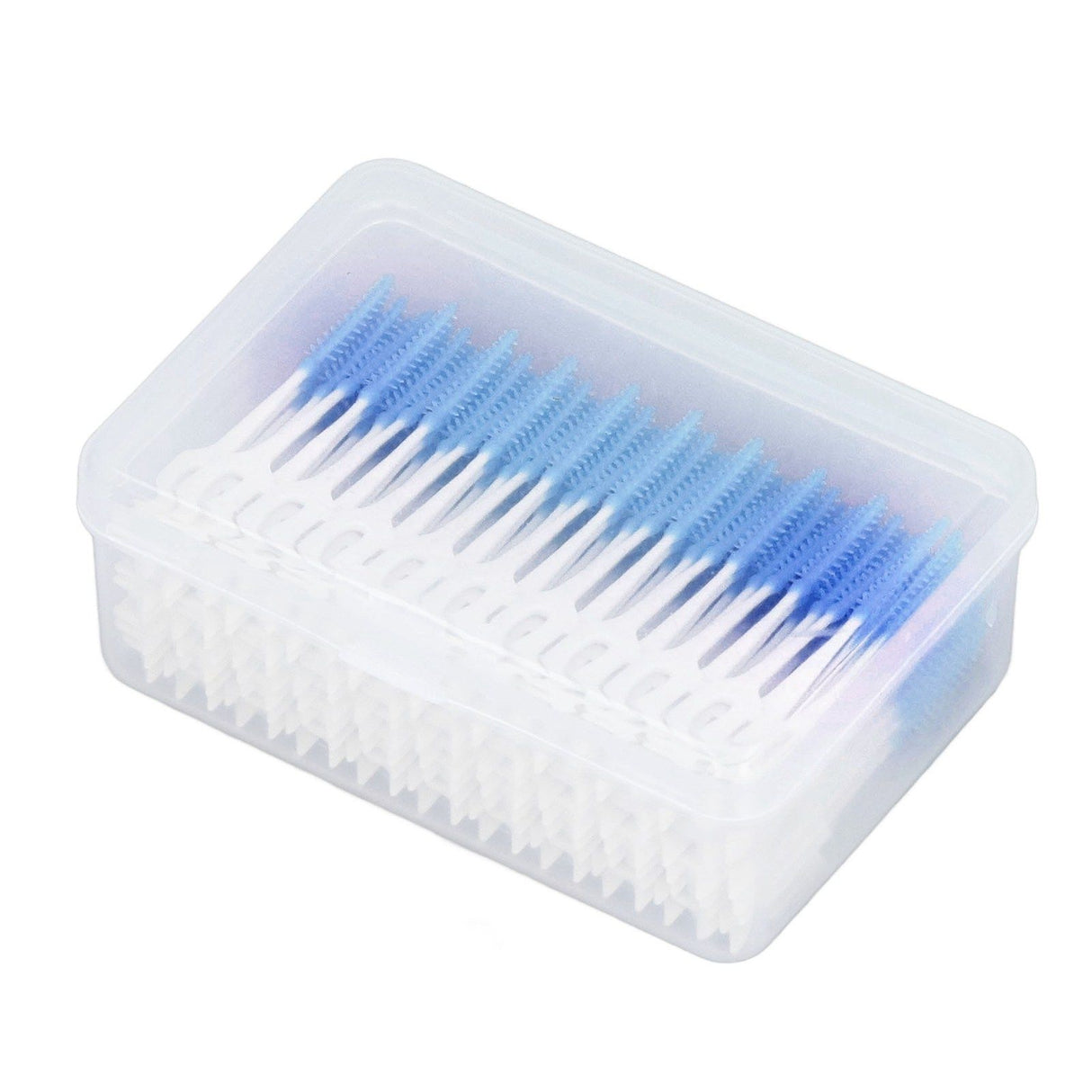 Interdental Brush Disposable Soft Dental Cleaning Floss Toothpicks for Oral Care Adults Children 160pcs Blue