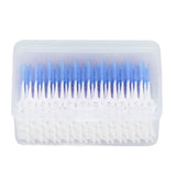 Interdental Brush Disposable Soft Dental Cleaning Floss Toothpicks for Oral Care Adults Children 160pcs Blue