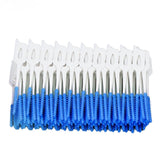 Interdental Brush Disposable Soft Dental Cleaning Floss Toothpicks for Oral Care Adults Children 160pcs Blue