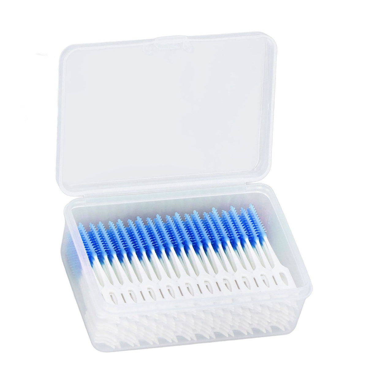 Interdental Brush Disposable Soft Dental Cleaning Floss Toothpicks for Oral Care Adults Children 160pcs Blue