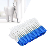 Interdental Brush Disposable Soft Dental Cleaning Floss Toothpicks for Oral Care Adults Children 160pcs Blue