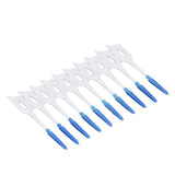 Interdental Brush Disposable Soft Dental Cleaning Floss Toothpicks for Oral Care Adults Children 160pcs Blue