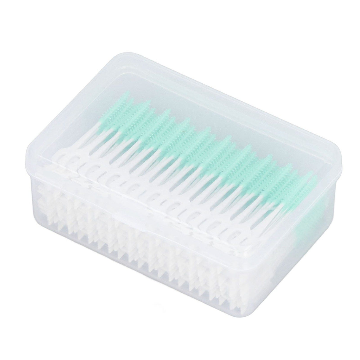 Interdental Brush Disposable Soft Dental Cleaning Floss Toothpicks for Oral Care Adults Children 160pcs Green