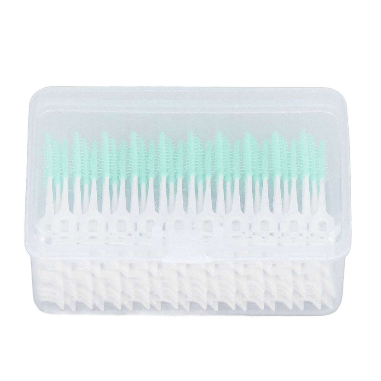 Interdental Brush Disposable Soft Dental Cleaning Floss Toothpicks for Oral Care Adults Children 160pcs Green
