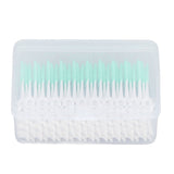 Interdental Brush Disposable Soft Dental Cleaning Floss Toothpicks for Oral Care Adults Children 160pcs Green