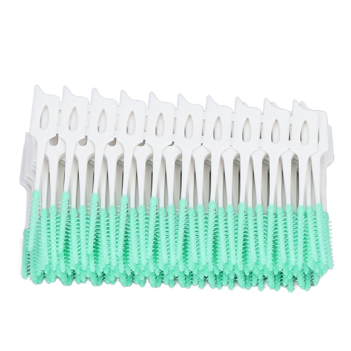 Interdental Brush Disposable Soft Dental Cleaning Floss Toothpicks for Oral Care Adults Children 160pcs Green