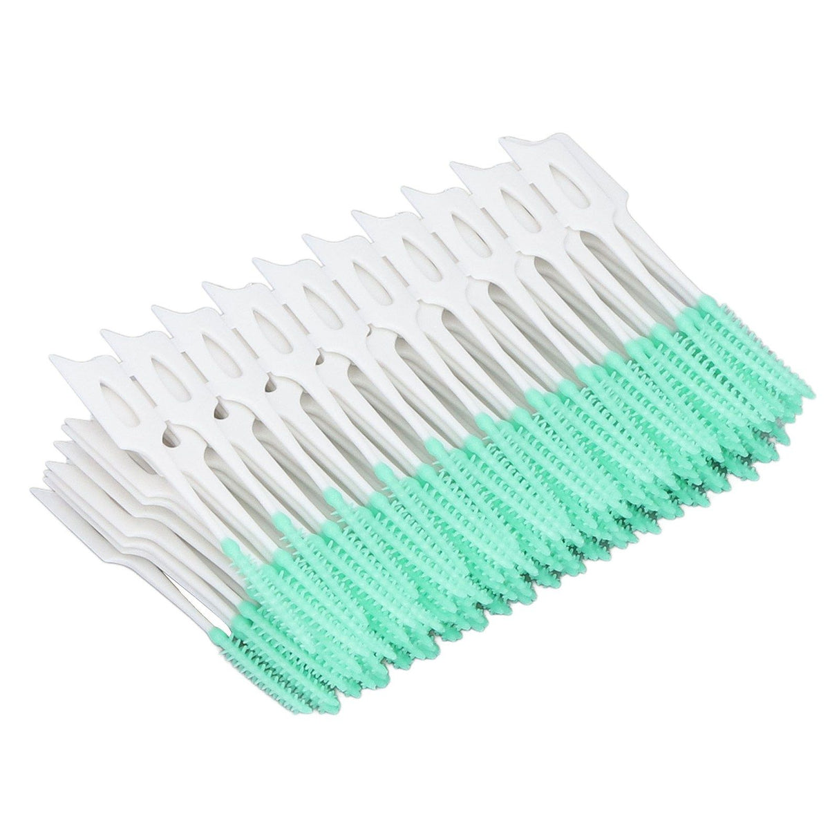 Interdental Brush Disposable Soft Dental Cleaning Floss Toothpicks for Oral Care Adults Children 160pcs Green
