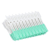 Interdental Brush Disposable Soft Dental Cleaning Floss Toothpicks for Oral Care Adults Children 160pcs Green