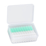 Interdental Brush Disposable Soft Dental Cleaning Floss Toothpicks for Oral Care Adults Children 160pcs Green