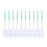Interdental Brush Disposable Soft Dental Cleaning Floss Toothpicks for Oral Care Adults Children 160pcs Green