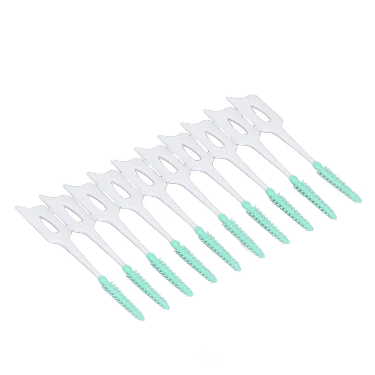 Interdental Brush Disposable Soft Dental Cleaning Floss Toothpicks for Oral Care Adults Children 160pcs Green