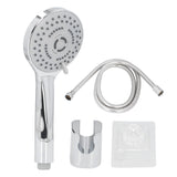 Handheld Shower Head Female Male Thread G1/2 Supercharged Punching Free Wall Mount Shower Head for Bathroom