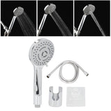 Handheld Shower Head Female Male Thread G1/2 Supercharged Punching Free Wall Mount Shower Head for Bathroom