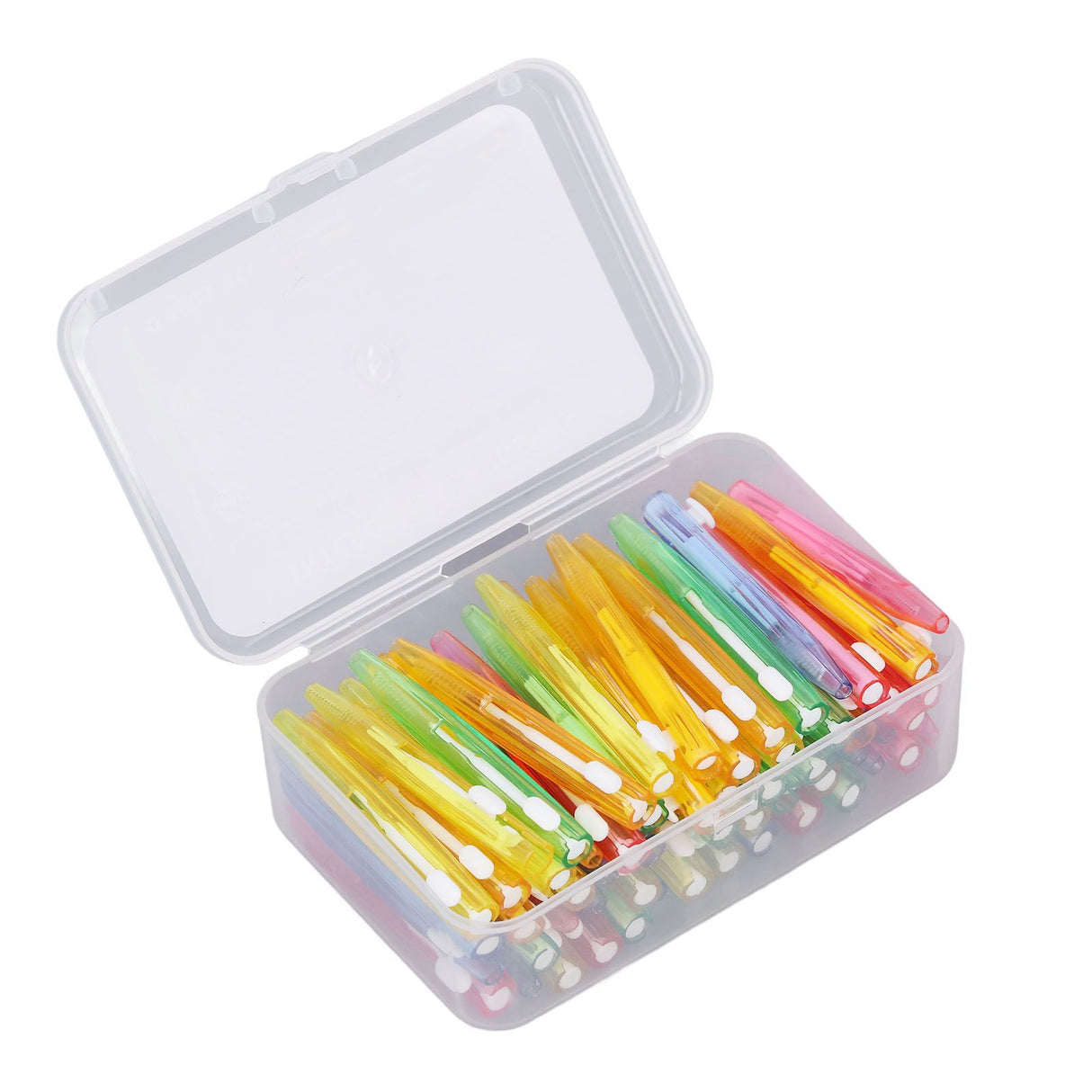 60Pcs Interdental Brush Floss Interdental Cleaning Brush with PP Handle for Adults Children Oral Care